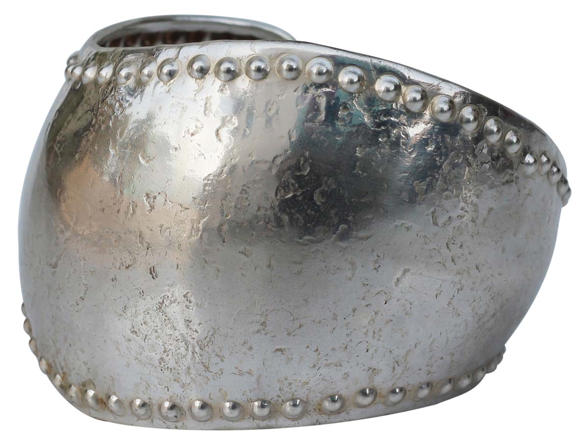 Bracelets in Bulk – Cuff Bracelet – Cast in Brass – Silver Plated – Distressed Scraped Effect – Wholesale Bulk Bracelets 